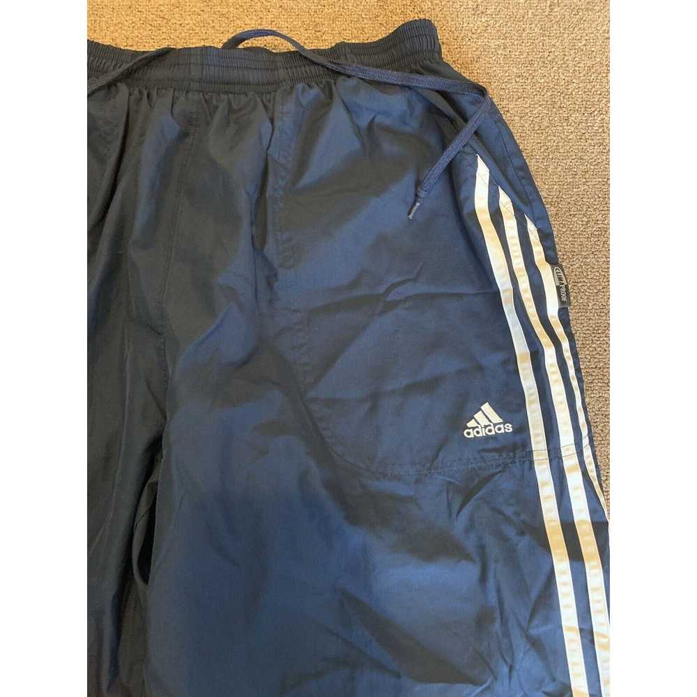 Adidas Adidas Track Pant Mens Size S Blue 3-Strip… - image 2