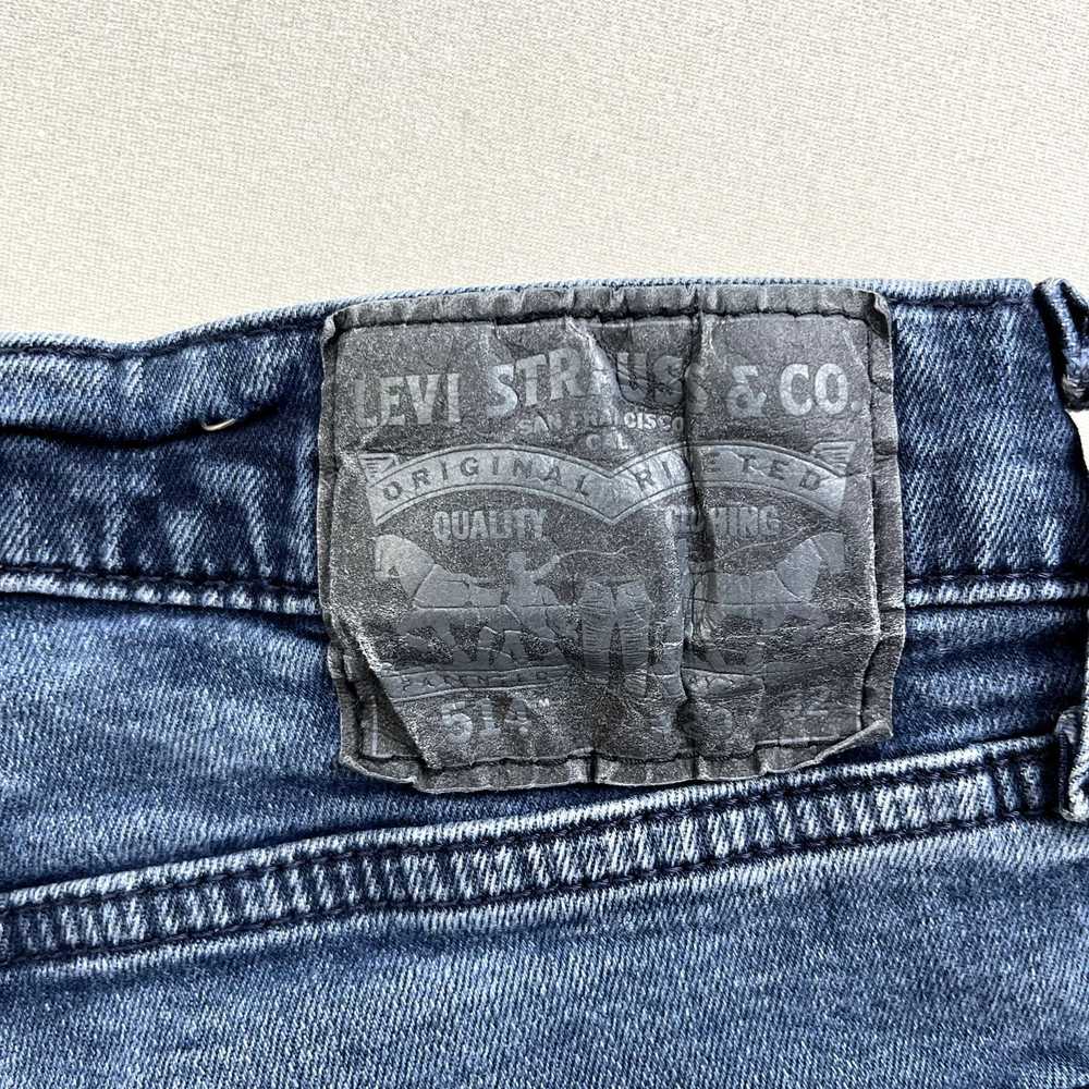 Levi's Levis 514 Jeans Men 29x32 Blue Denim Strai… - image 3