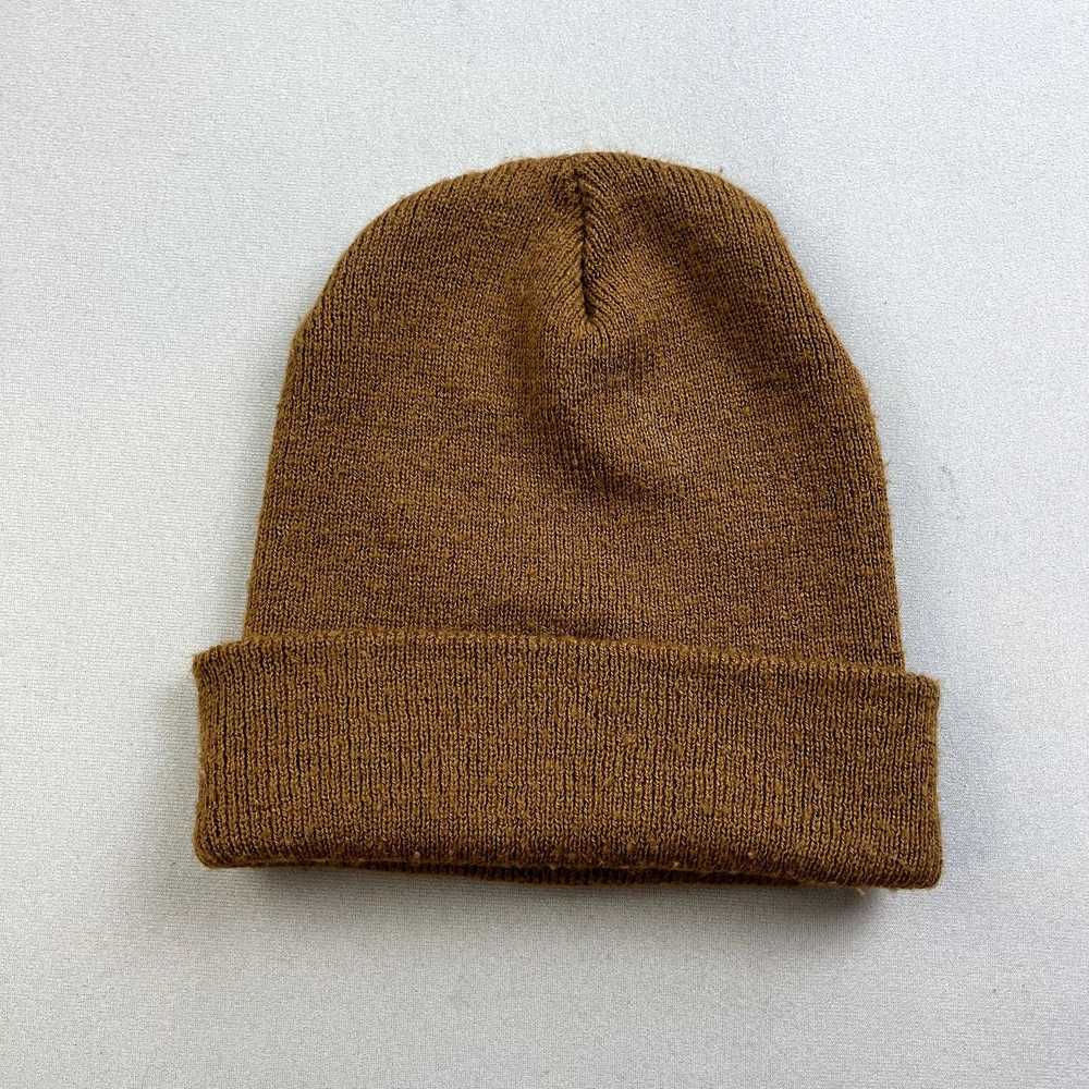 Carhartt Carhartt Beanie Hat Brown Knit Cuff Logo… - image 3