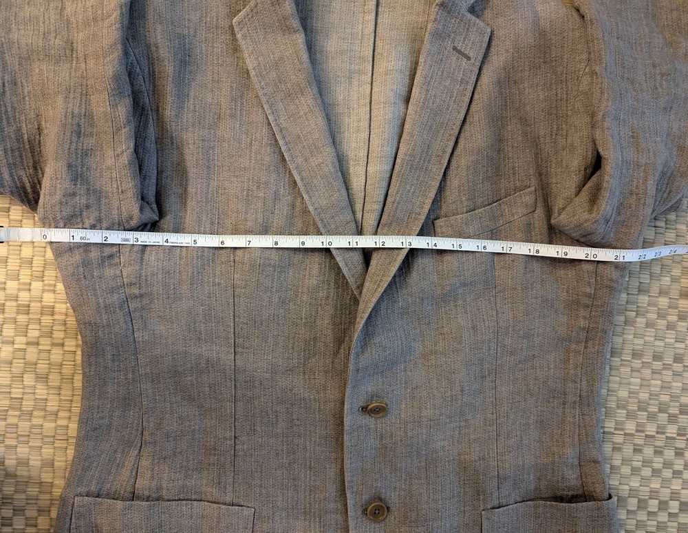 Designer Frank Stella NYC Linen Blazer Sportcoat … - image 7