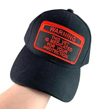 Vintage Vintage 90s Embroidered Funny Parody Hat - image 1