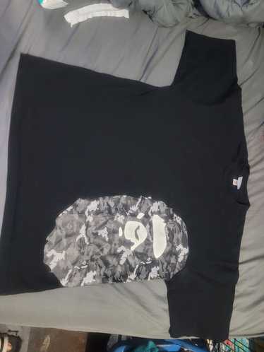 Bape Digital Camo Side Big Ape Head Relaxed Tee