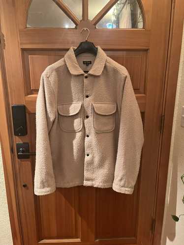 Evan Kinori Field Shirt Casentino Wool Cream XL