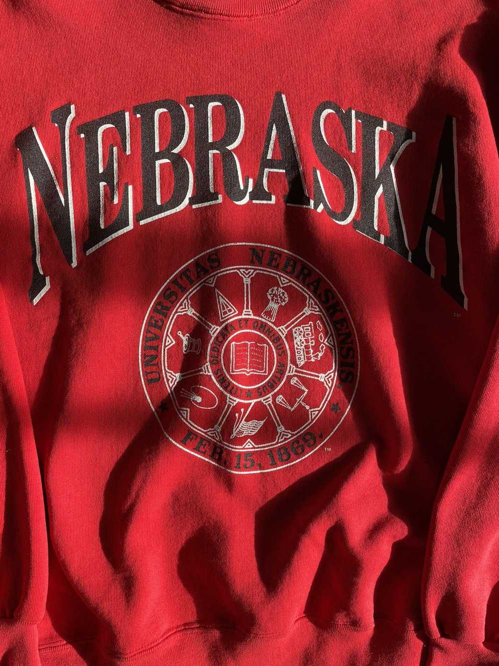 Vintage Vintage Nebraska Huskers Crewneck - image 4