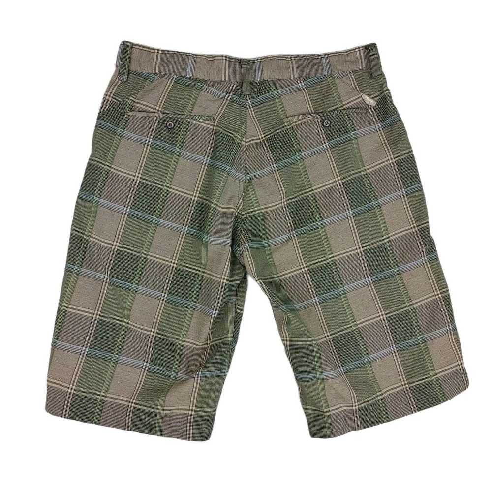 Element ELEMENT Men's 30x11 Green/Gray Plaid Berm… - image 6