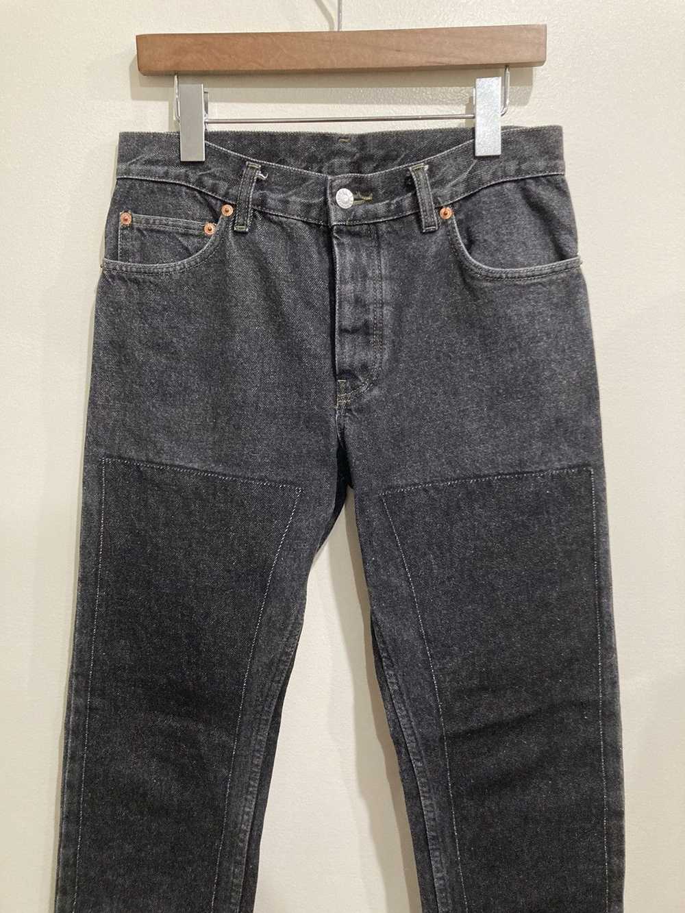 Helmut Lang 1996 GTR double knee denim - image 2