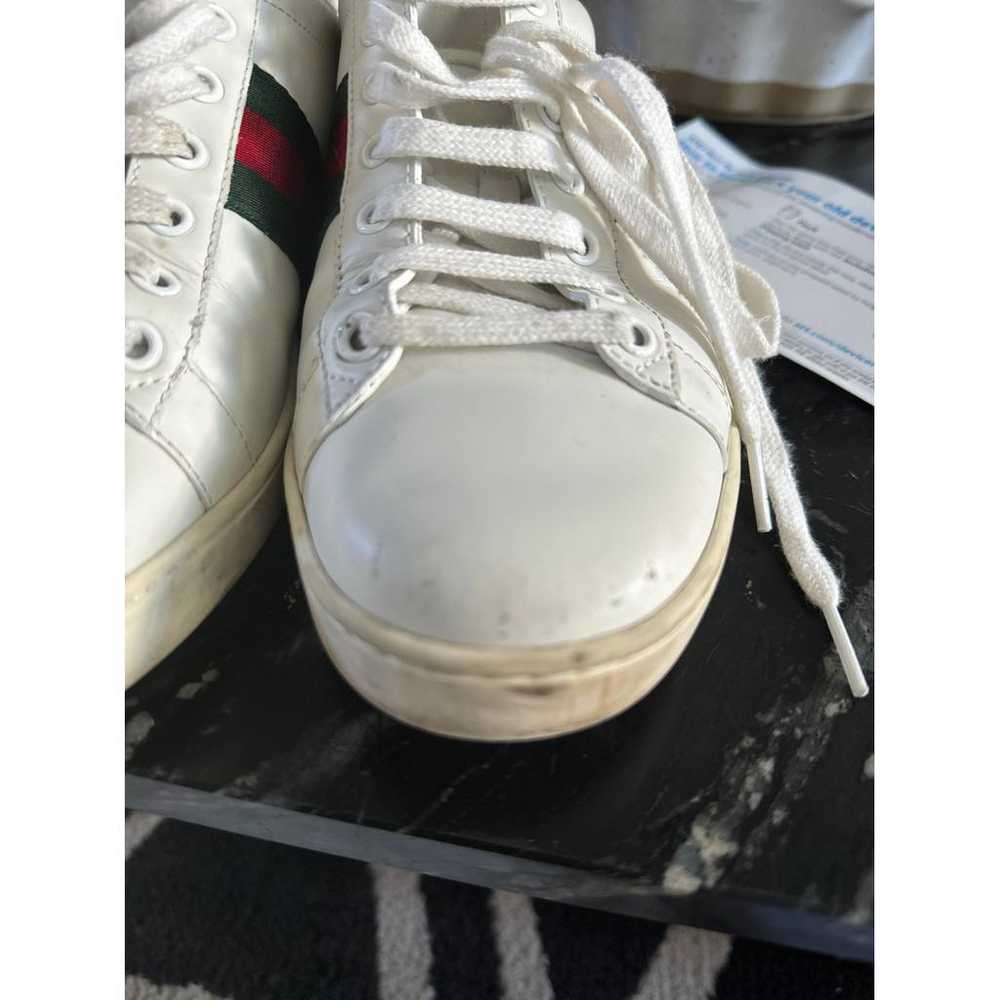 Gucci Leather lace ups - image 8