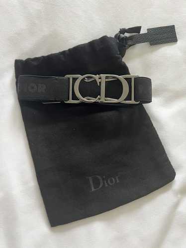 Dior Christian Dior CD Logo Stretchable Belt