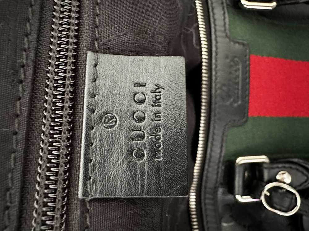 Gucci GG Crystal web weekender bag - image 4