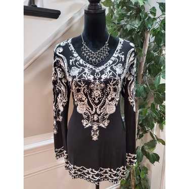 Other Cristina Floral Rayon V Neck Long Sleeve To… - image 1