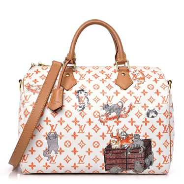 Louis Vuitton Louis Vuitton Catogram Speedy 30 Whi