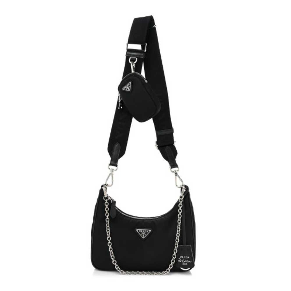 PRADA Nylon Re-Edition 2005 Shoulder Bag Black - image 1