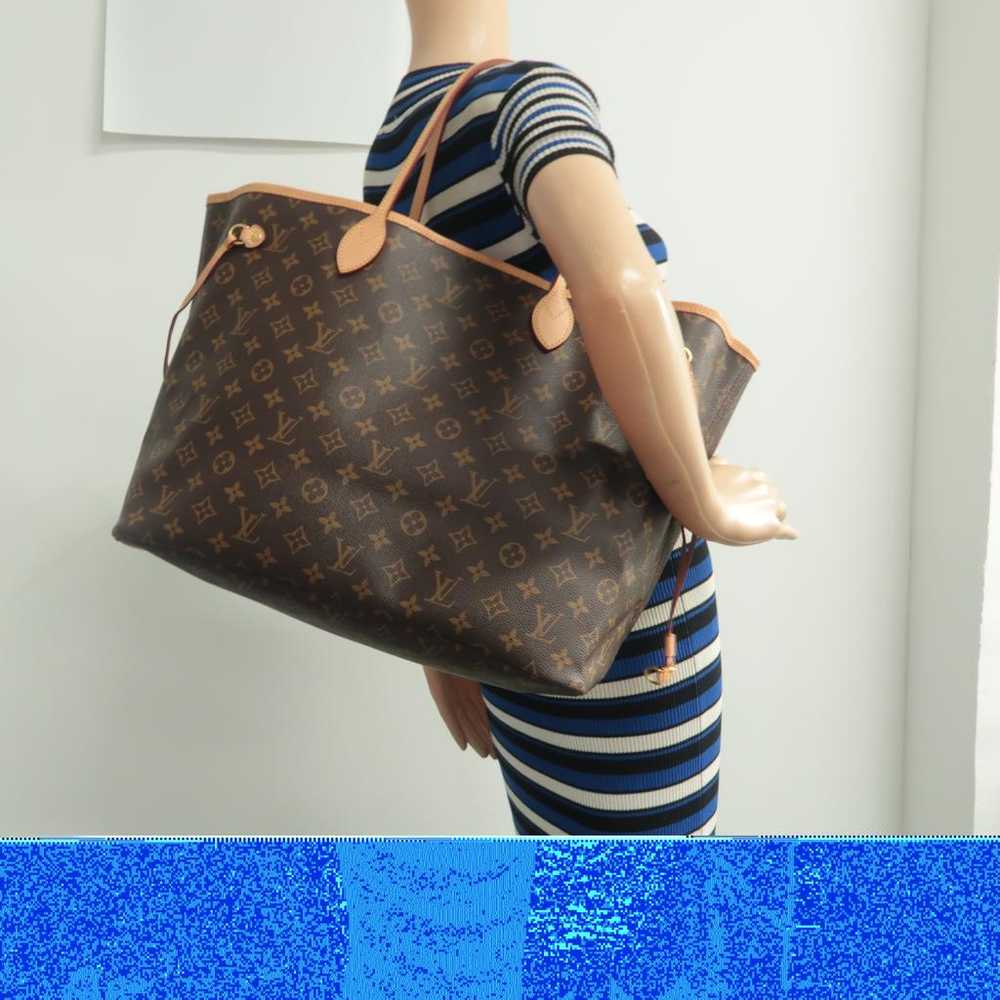 Louis Vuitton Neverfull leather handbag - image 5