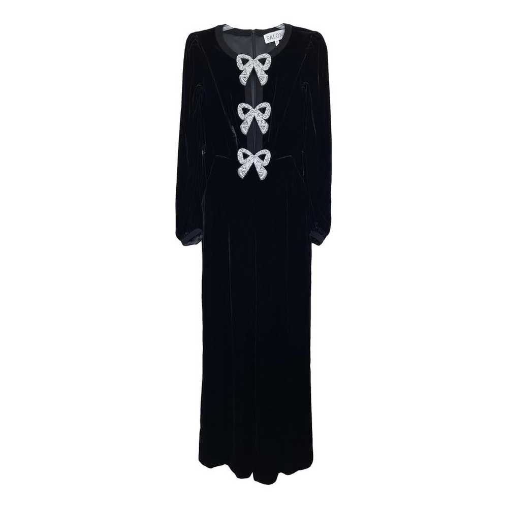 Saloni Velvet jumpsuit - image 1