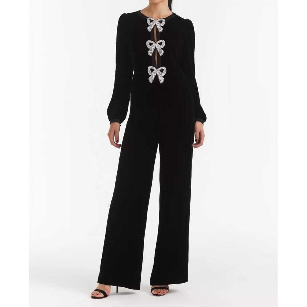 Saloni Velvet jumpsuit - image 3