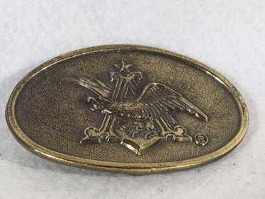 1980 Great American Buckle Company Brass Belt Buckle … - Gem