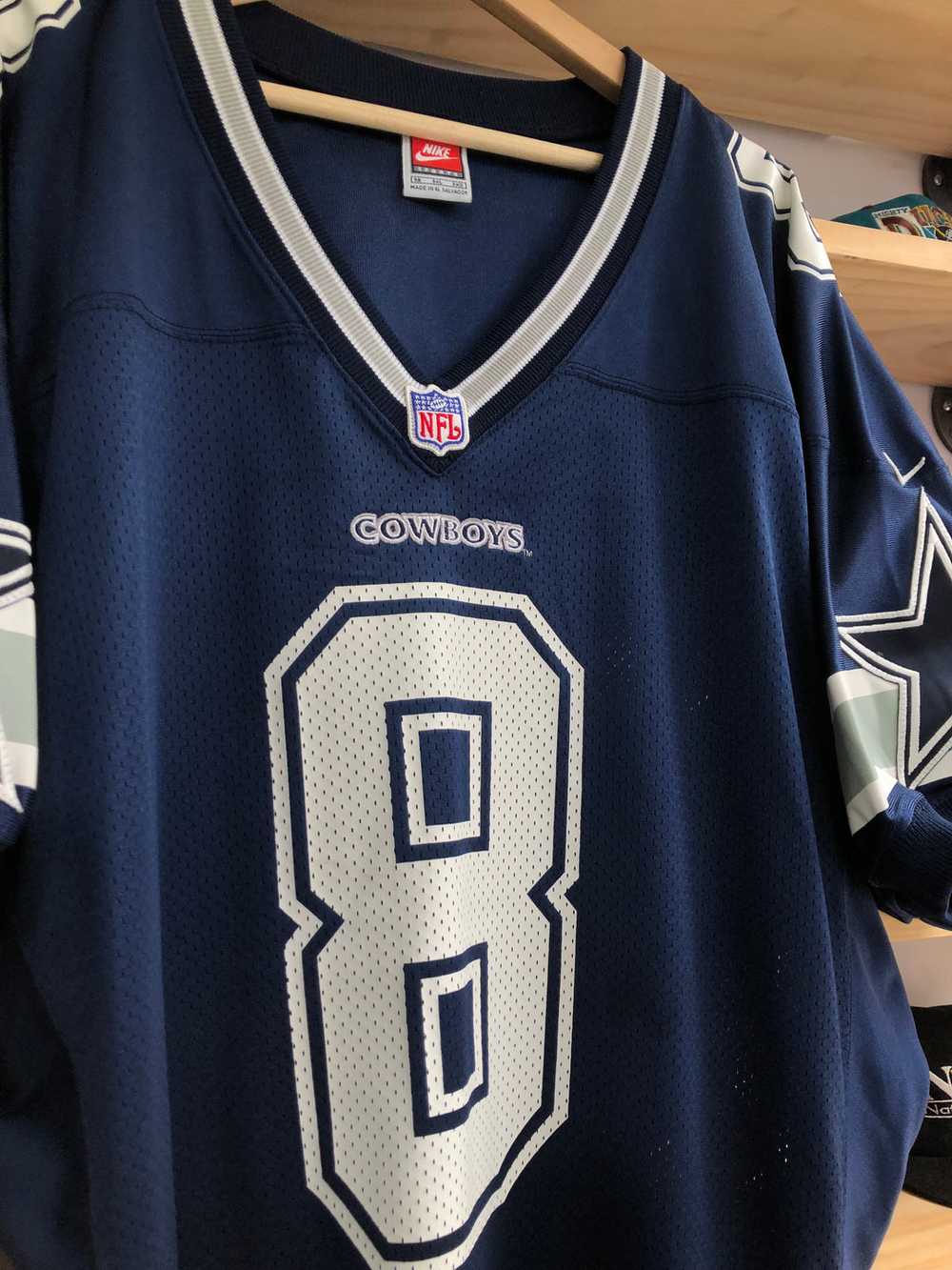 Vintage Nike Dallas Cowboys Troy Aikman Authentic… - image 2