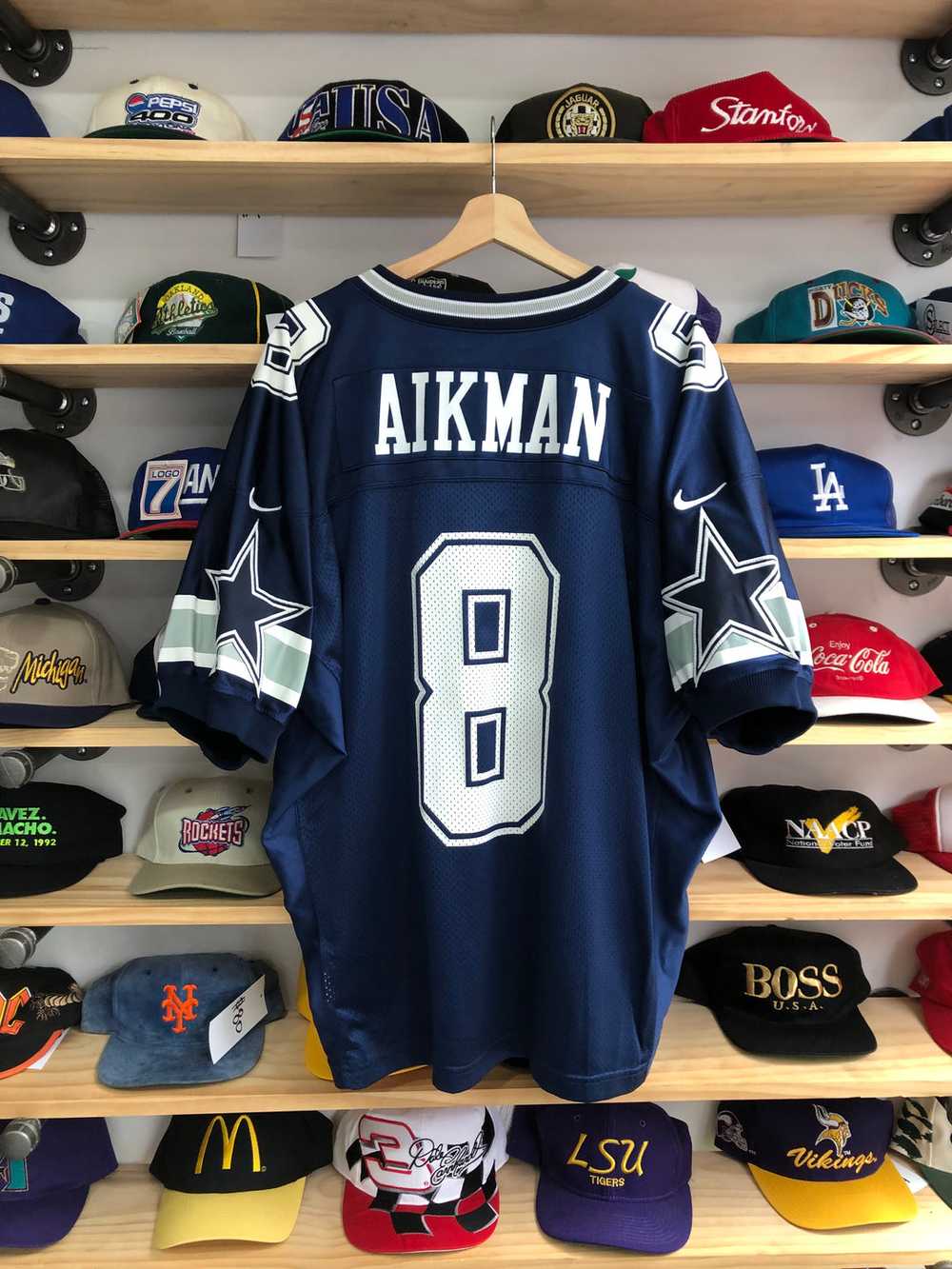 Vintage Nike Dallas Cowboys Troy Aikman Authentic… - image 4