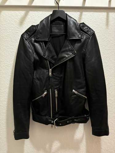 Allsaints Balfern Leather Biker Jacket (XS) | Used