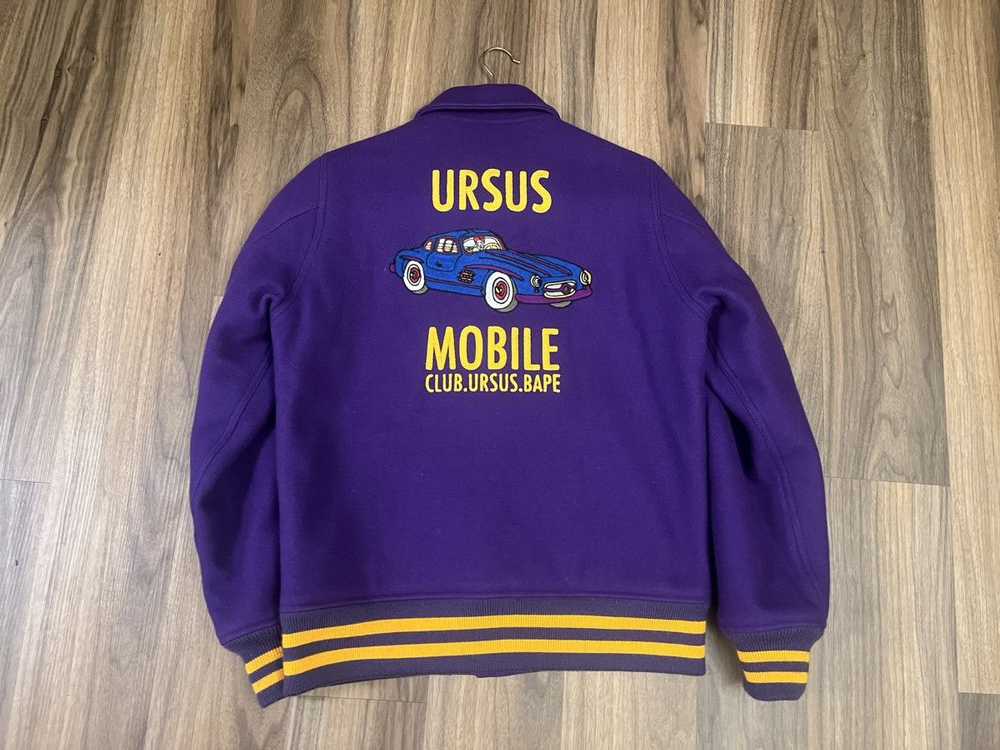 Bape Ursus Bape Mobile Varsity Jacket - image 1