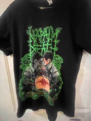 napalm death SxOxB uk&european tour tシャツ Napalm Death (ナパーム・デス) x SxOxB (エス・オー・ビー) UK