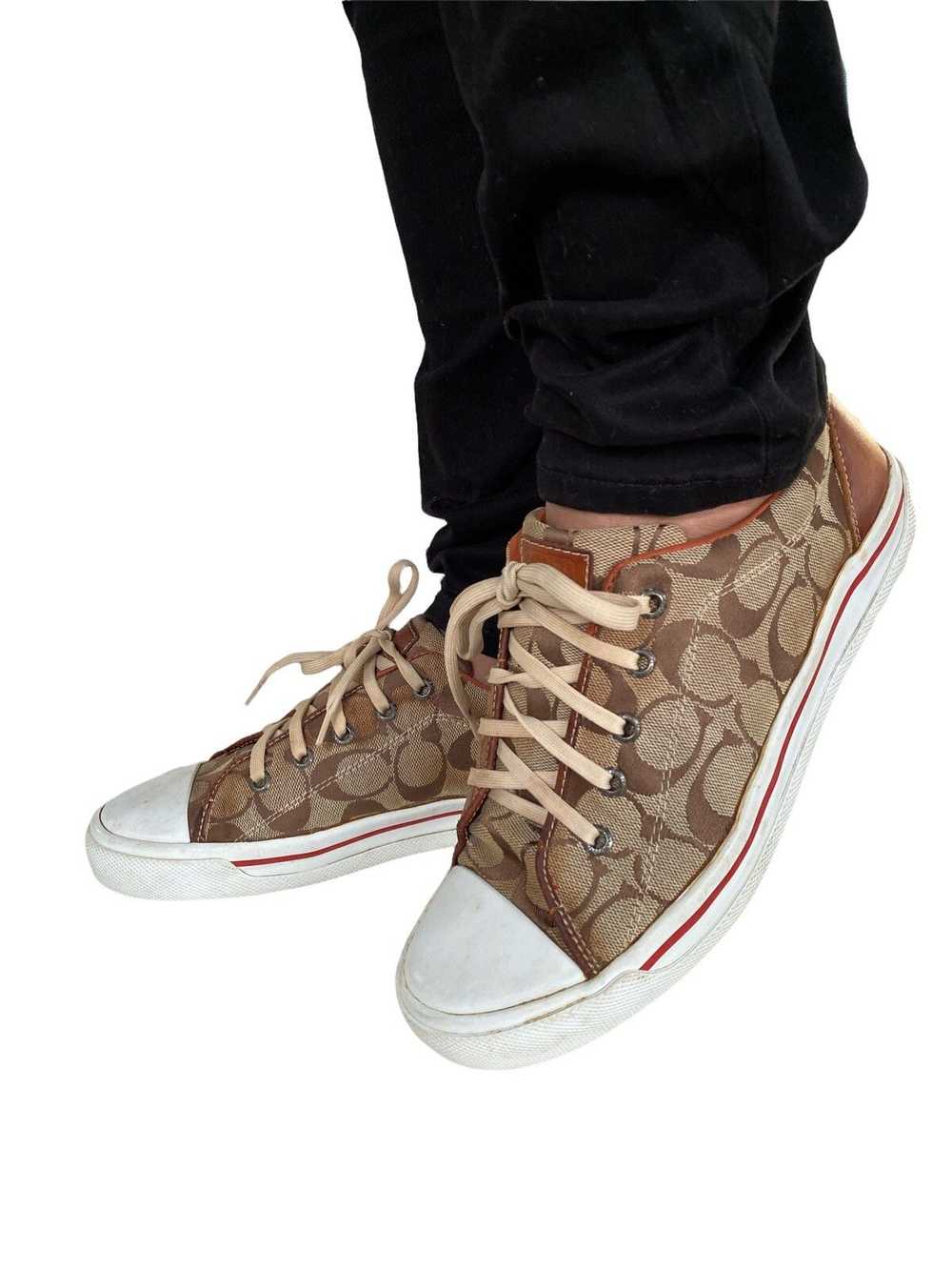 Coach Coach Barrett sneaker in khaki/Chestnut (Br… - image 1