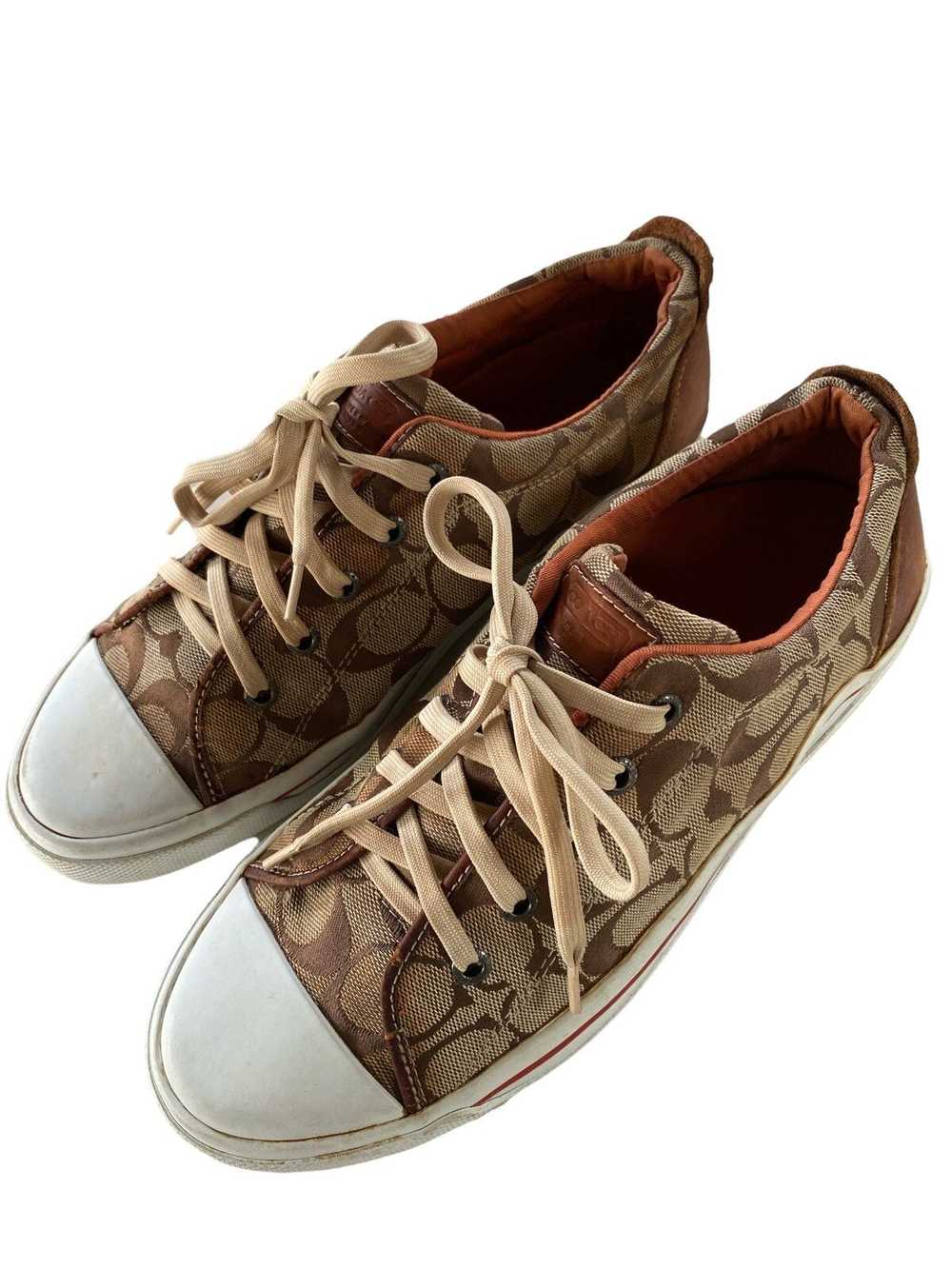 Coach Coach Barrett sneaker in khaki/Chestnut (Br… - image 2