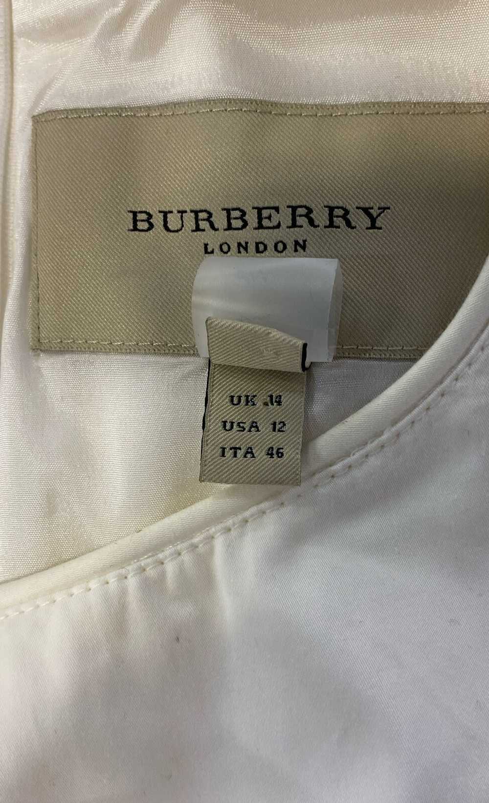 Burberry London White Pencil Dress - Size 12 - image 4