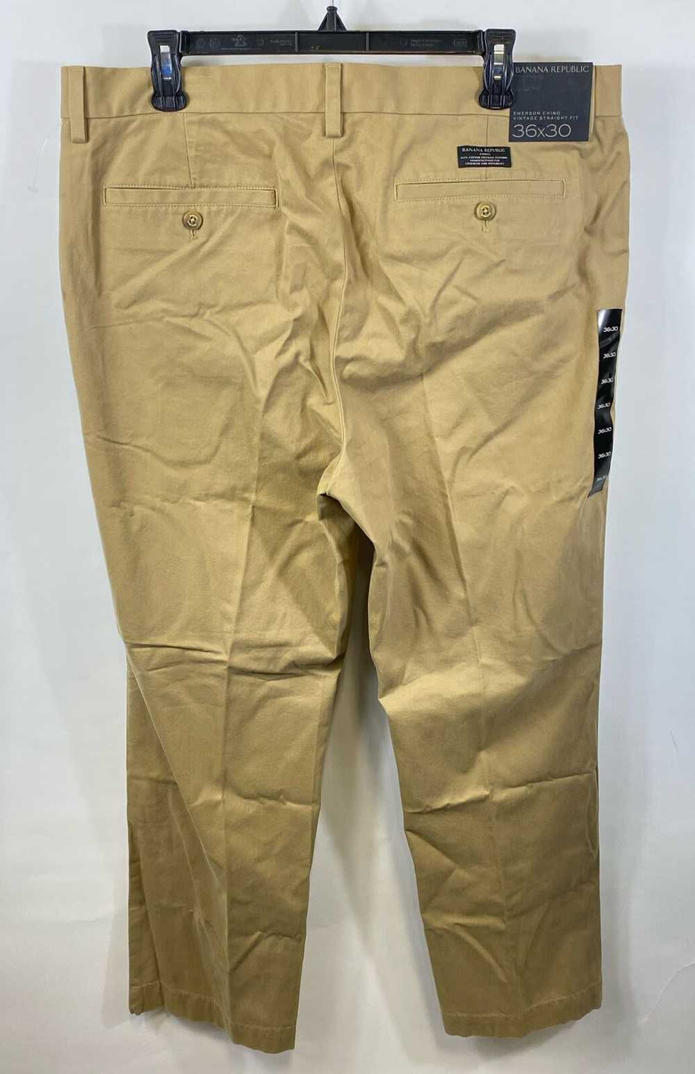 NWT Banana Republic Mens Tan Twill Straight Leg C… - image 2