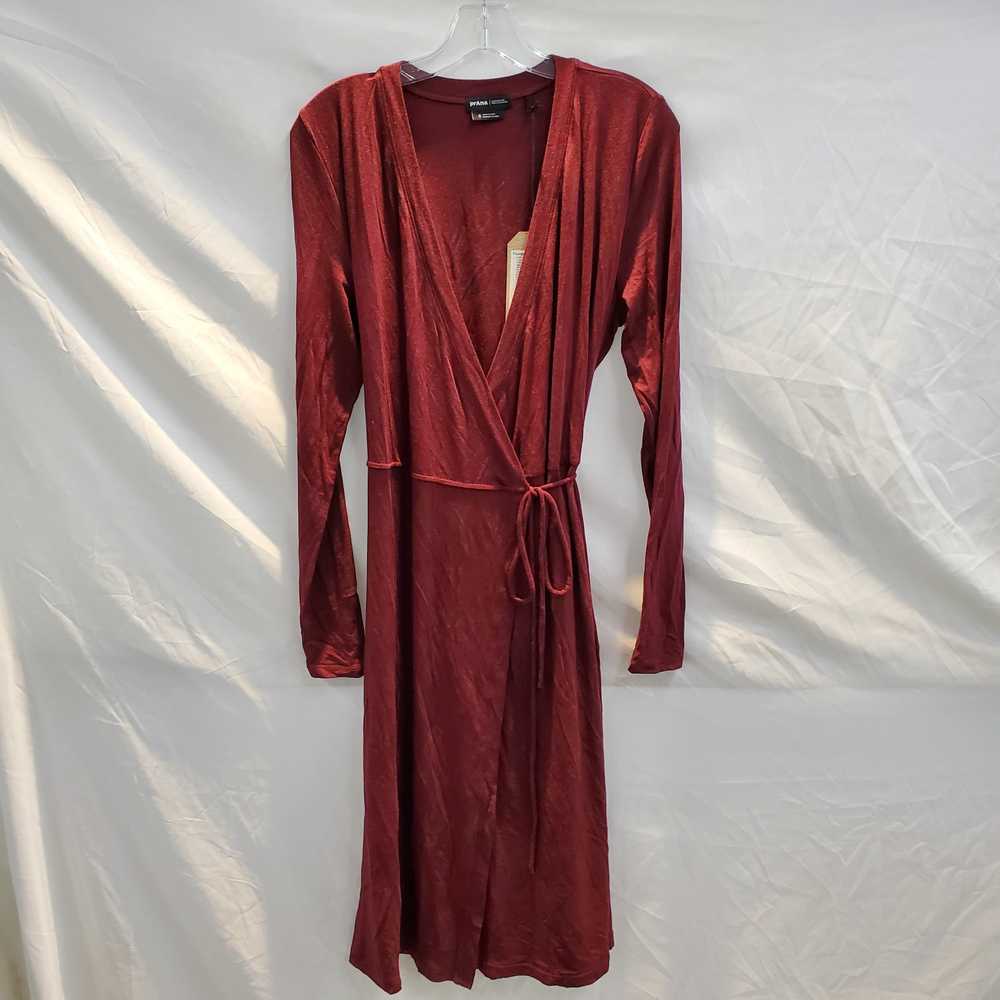 Prana Foundation Long Sleeve Wrap Dress NWT Size S - image 1