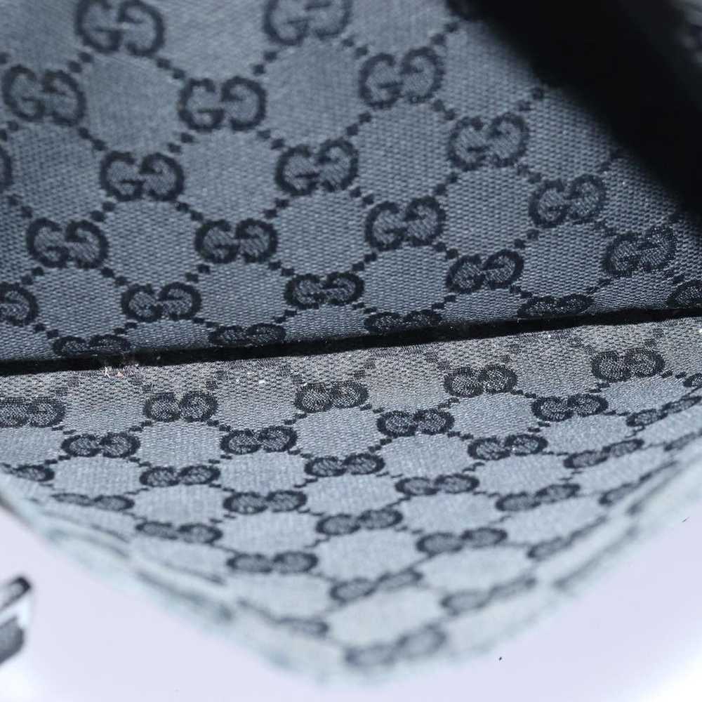 Gucci GUCCI GG Canvas Shoulder Bag Black 27639 Au… - image 11