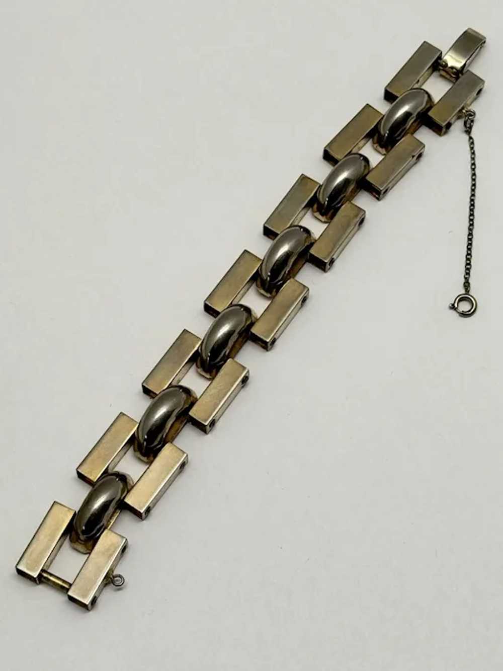 Vintage gold geometric bracelet - image 6