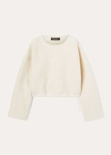 Loro Piana o1srvl11e0824 Tacna Cropped Sweatshirt 