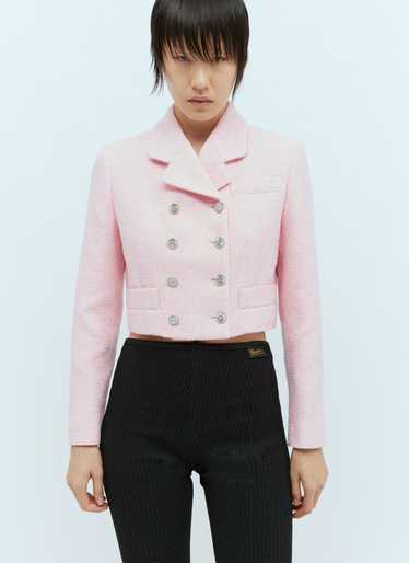 Gucci Sequin Bouclé Cropped Blazer