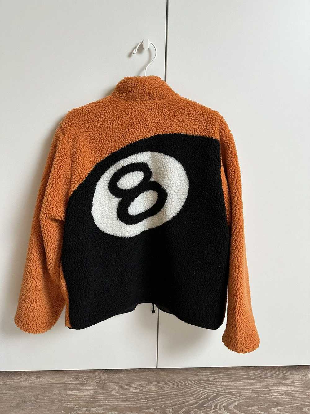 Stussy Stussy 8 ball fleece jacked size Small - image 3