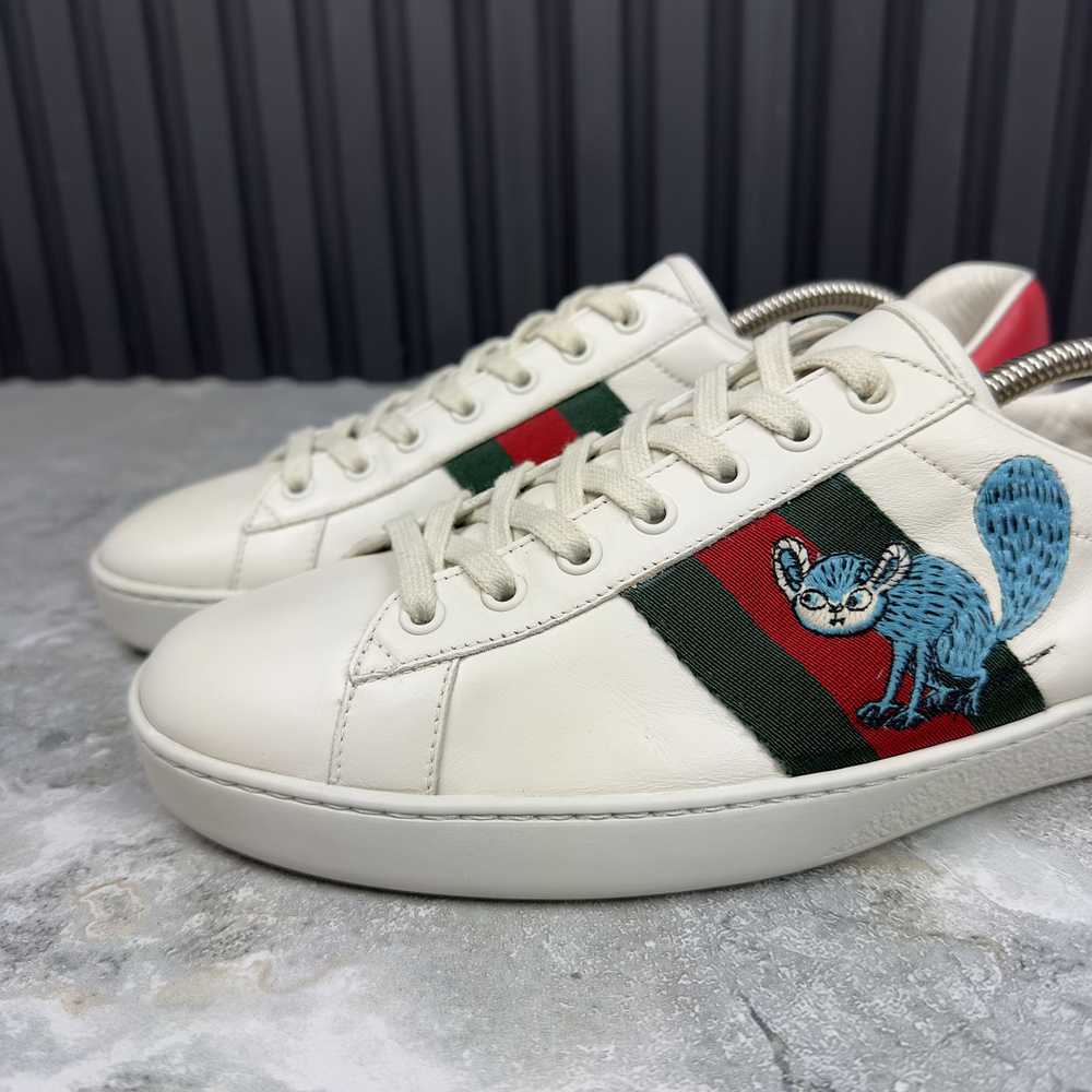 Gucci GUCCI Ace Web Freya Hartas sneaker Leather - image 11