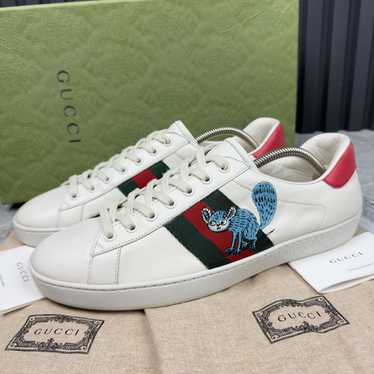 Gucci GUCCI Ace Web Freya Hartas sneaker Leather - image 1