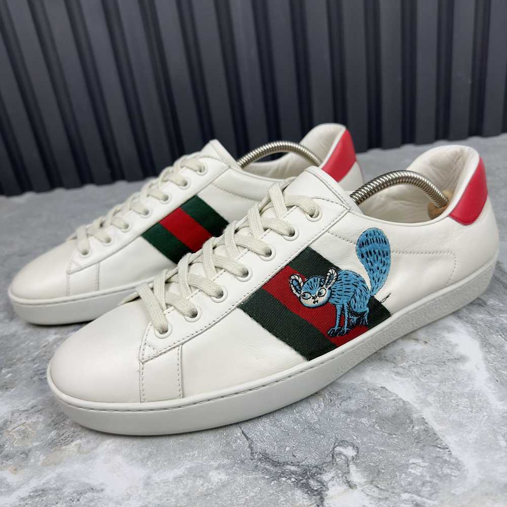 Gucci GUCCI Ace Web Freya Hartas sneaker Leather - image 2