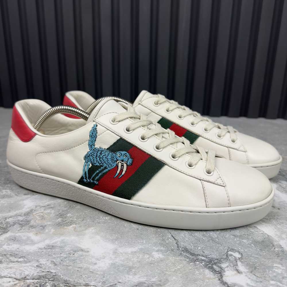 Gucci GUCCI Ace Web Freya Hartas sneaker Leather - image 6