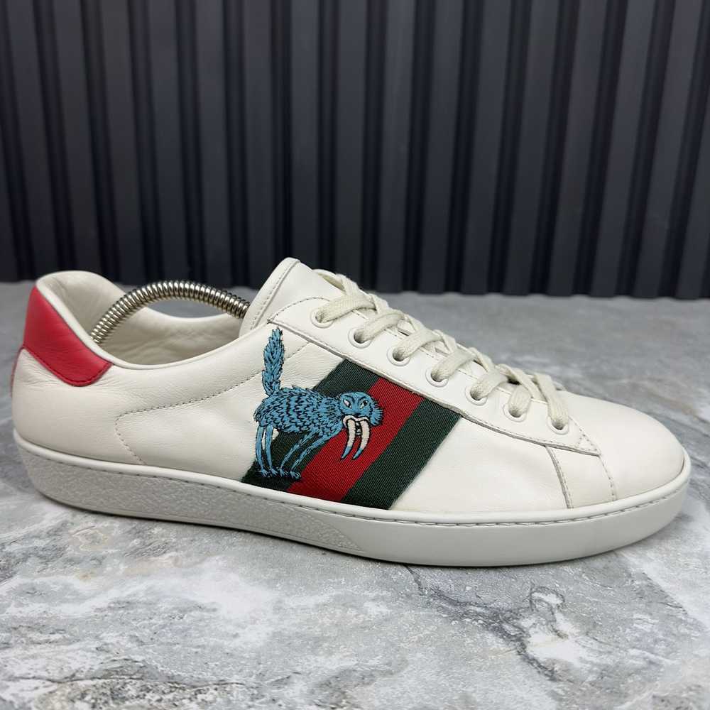 Gucci GUCCI Ace Web Freya Hartas sneaker Leather - image 8