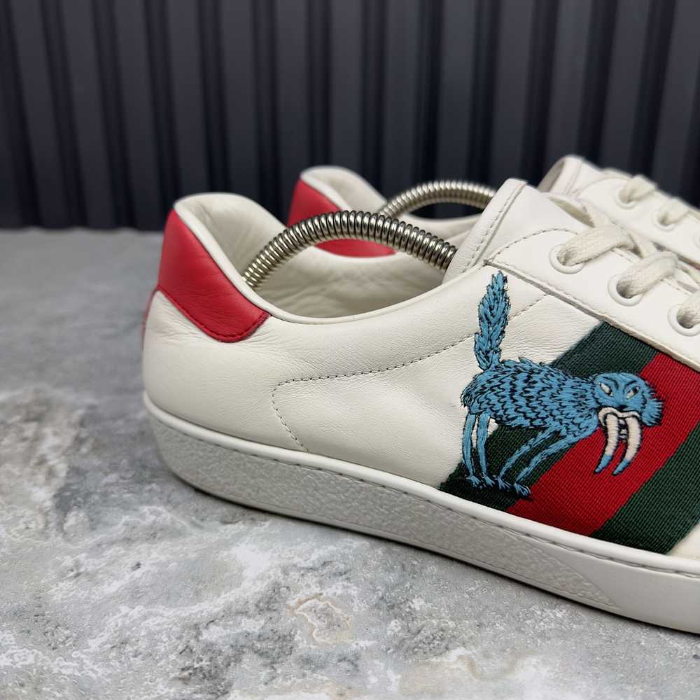 Gucci GUCCI Ace Web Freya Hartas sneaker Leather - image 9