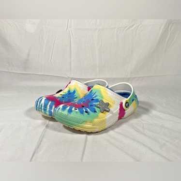 Crocs Crocs Classic Lined Tie Dye Clogs~Womens si… - image 1