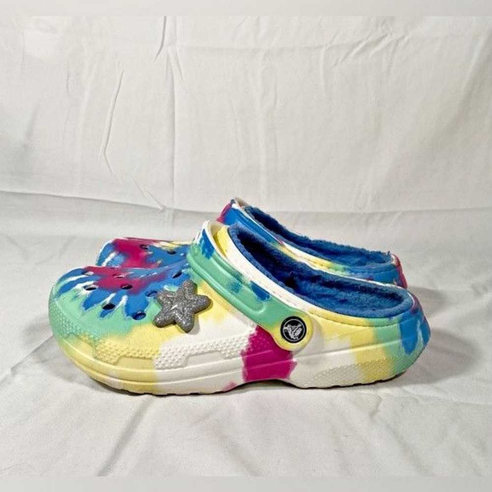 Crocs Crocs Classic Lined Tie Dye Clogs~Womens si… - image 2