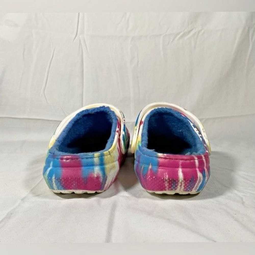 Crocs Crocs Classic Lined Tie Dye Clogs~Womens si… - image 5