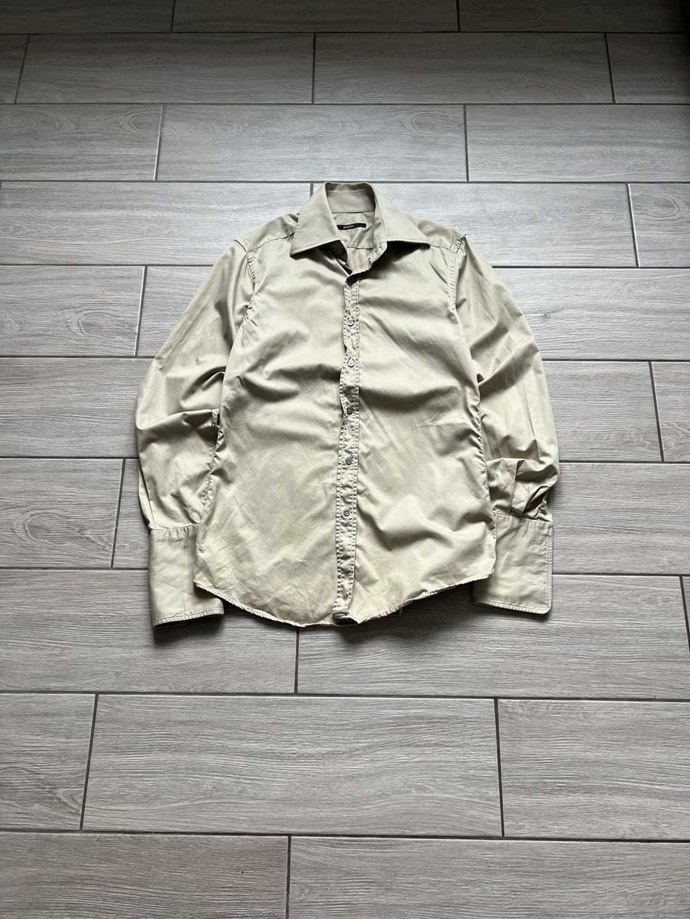 Gucci × Tom Ford × Vintage Gucci Luxury 00s Shirt… - image 3