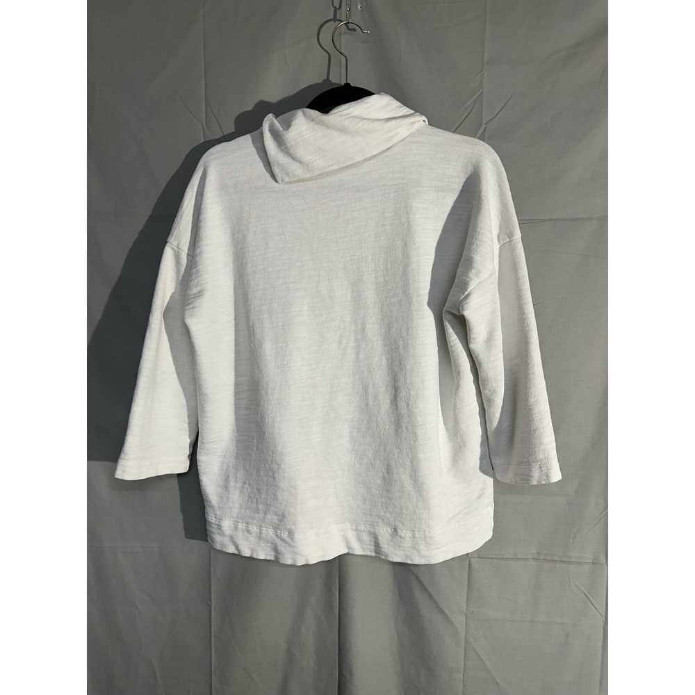 J Jill Sweater Top Womens Small White Pure Lagenl… - image 3