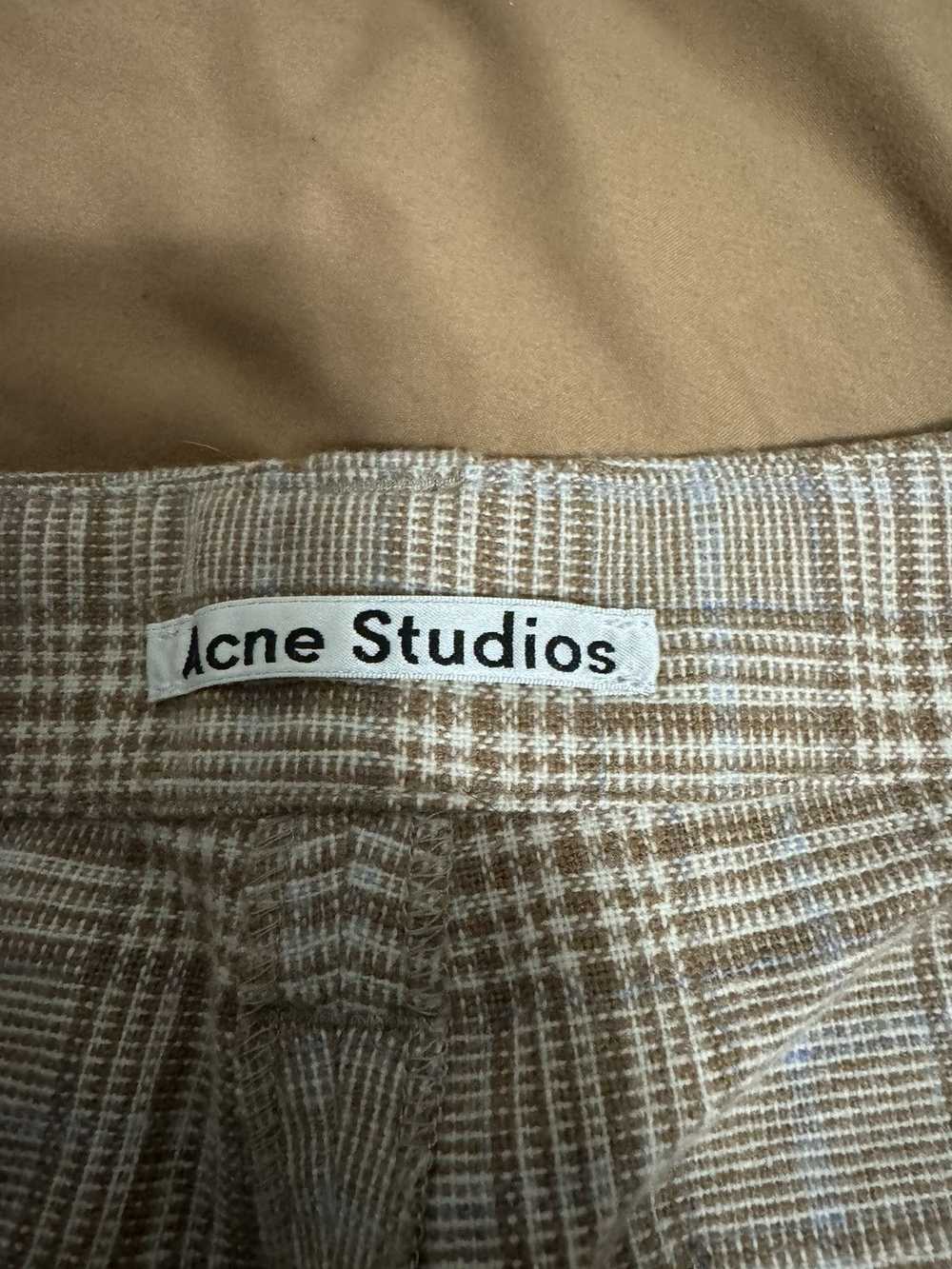 Acne Studios Acne studio-Cuffed Beige Pants - image 3