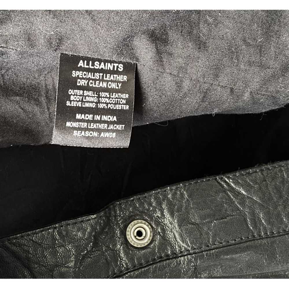 All Saints Leather shirt - image 6