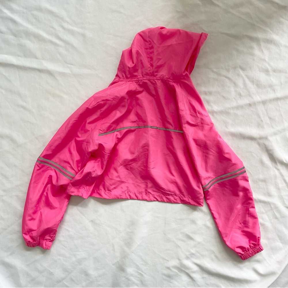 Thrill 94 Pink Zipper Cropped Jacket Size Small - image 2