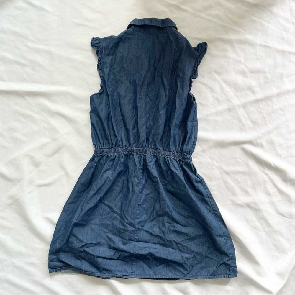 Bebop Denim Button Down Dress Size Medium - image 3